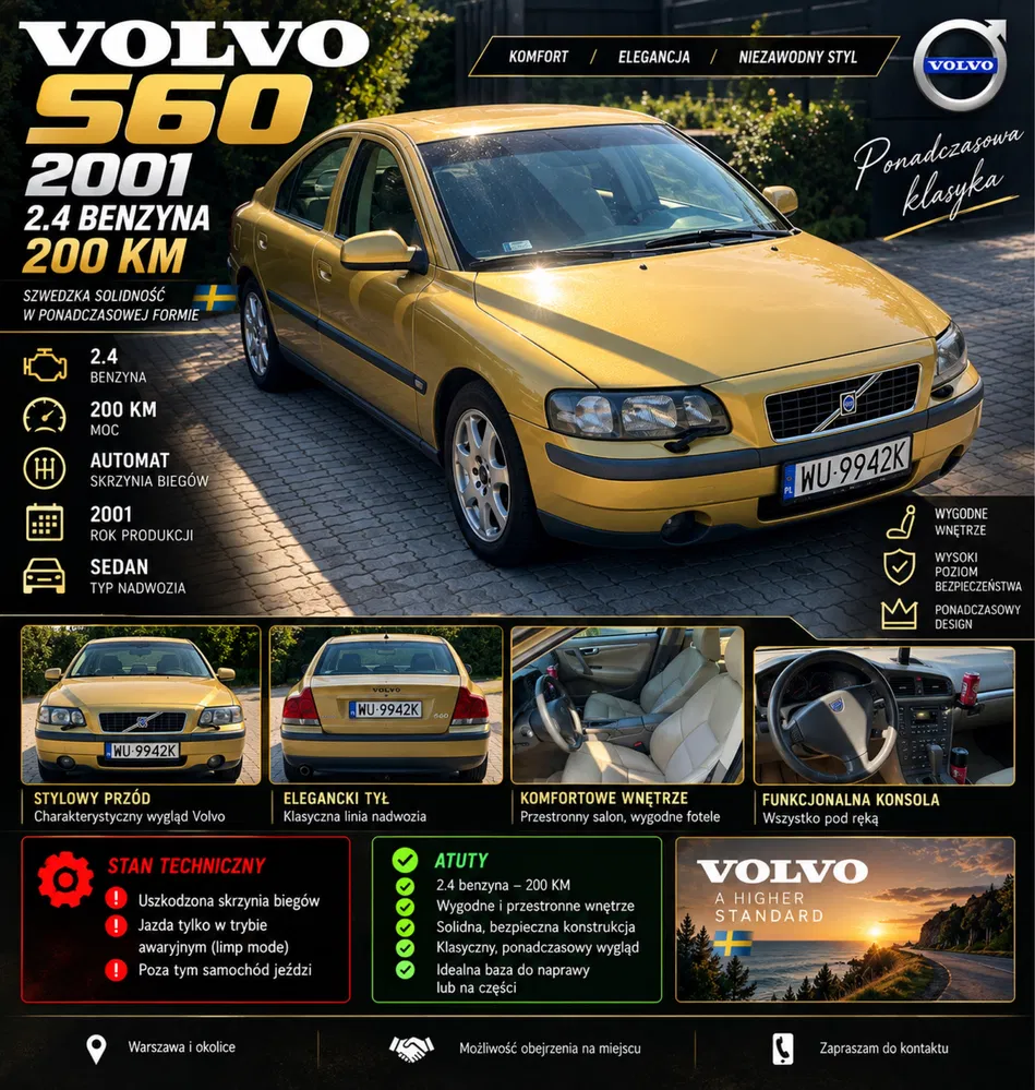 Zdjęcie: 2001 Volvo S60
