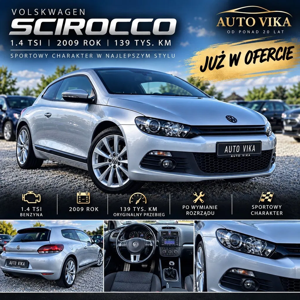 Zdjęcie: 2009 Volkswagen Scirocco